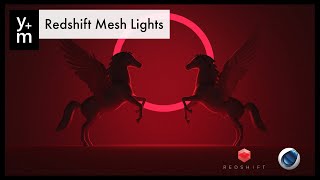 Use any object as a light in C4d with Redshift's Mesh Light!