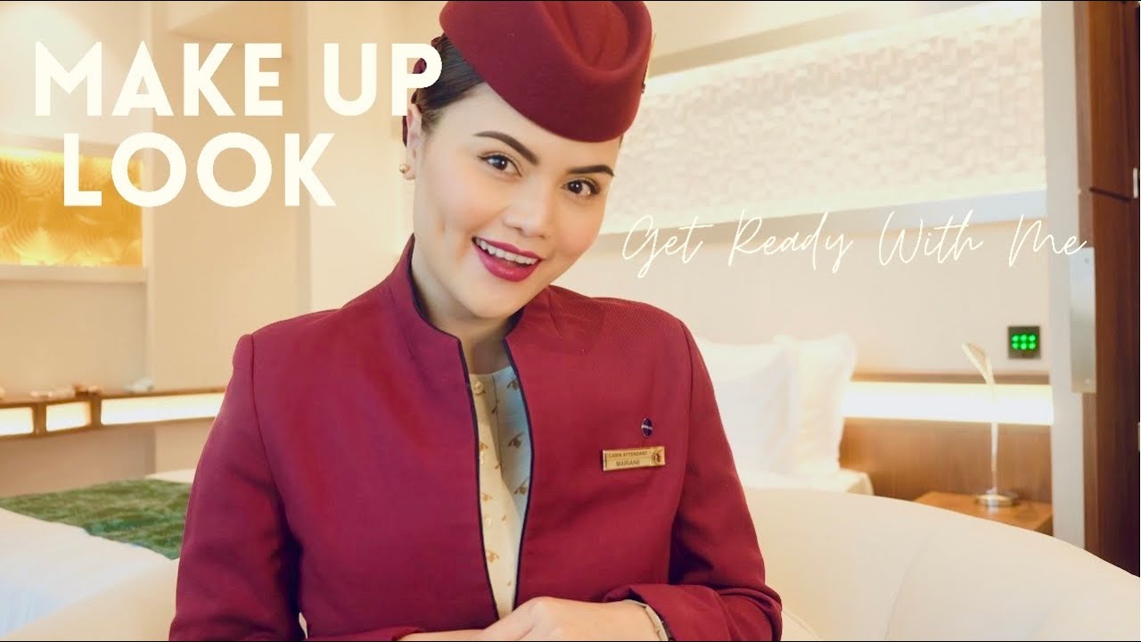 QATAR AIRWAYS CABIN CREW GET READY WITH ME | Mars Paradise