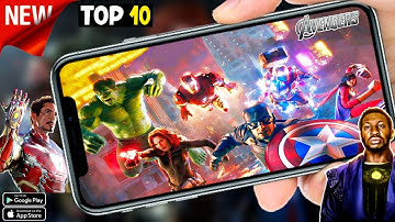 Top 5 Marvel Avengers Games for Android 2023 | best high graphics avengers games for android