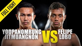 Yodpanomrung vs. Felipe Lobo | ONE Championship Full Fight