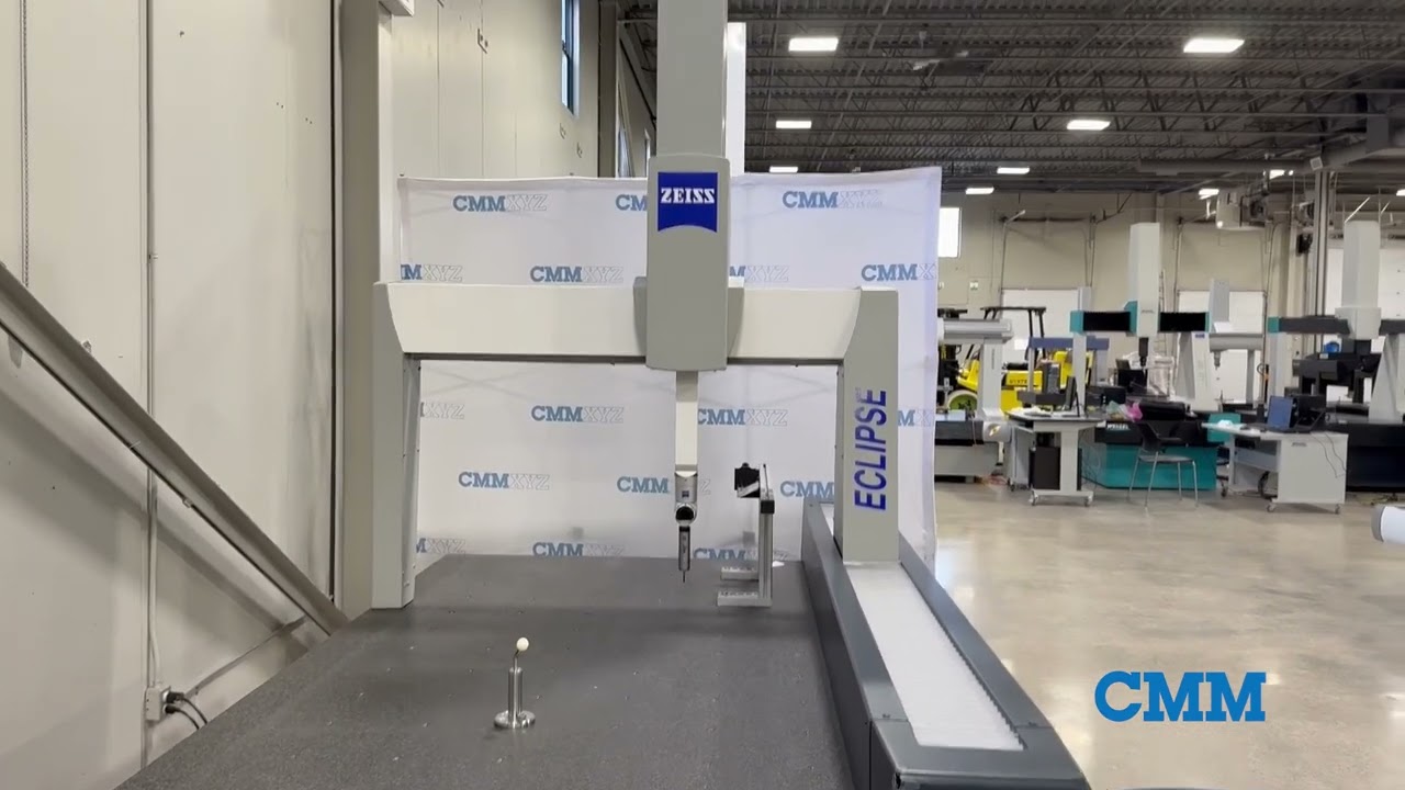 CMM786 - Zeiss Eclipse 10.20.6 | Used CMM - YouTube