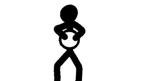 Stickman loop animation(First video).