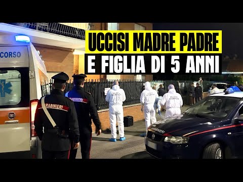 Video ULTIMORA INTERA FAMIGLIA STERMINATA A ROMA. UCCISI PADRE, MADRE E FIGLIA DI 5 ANNI. KILLER IN FUGA