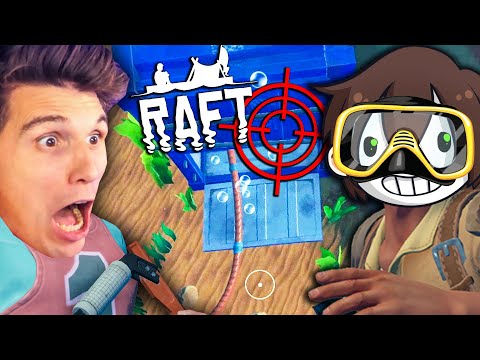 Wir tauchen zur tiefsten Stelle im Spiel & finden einen Schatz ☆ Raft #05