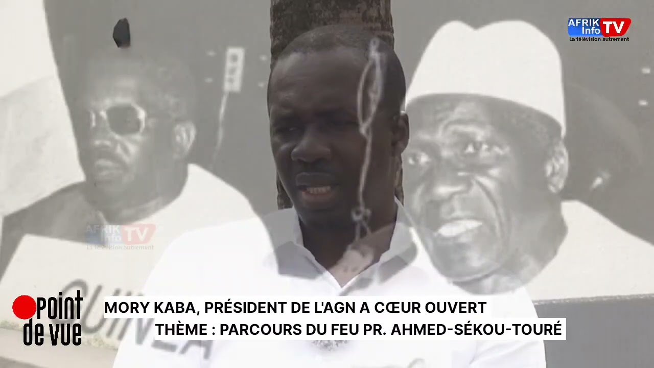 Mory Kaba, acteur politique Guinéen à cœur ouvert sur Afrikinfo TV 《 Parcours du feu Pr. AST 》