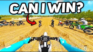 I GAVE EVERYONE A 1 MINUTE HEADSTART IN MX BIKES