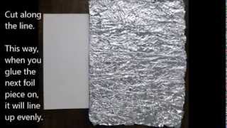 Physical Texture Painting (with tin foil)