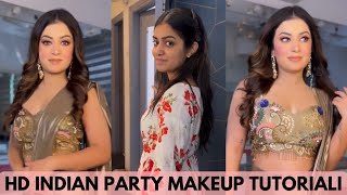 HD INDIAN PARTY MAKEUP TUTORIAL | Easy to do | Step by step makeup | Products with shades mentioned|