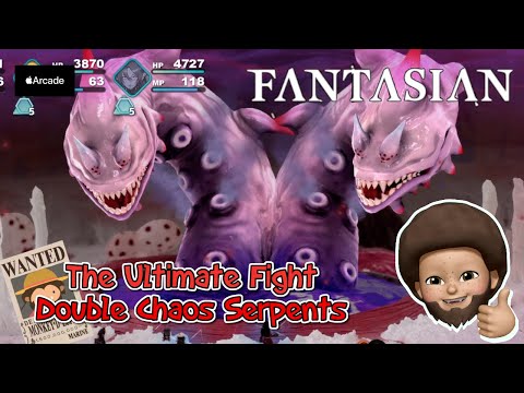 FANTASIAN - Double Chaos Serpents - The Ultimate Fight | Apple Arcade
