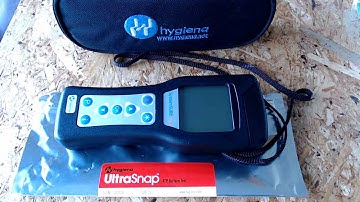 ULTRASNAP Surface contamination ATP testing. Using a Hygiena System Sure Plus Luminometer