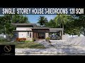 SINGLE STOREY HOUSE  - 3 BEDROOMS | 120 SQM