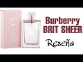 Perfume BURBERRY BRIT SHEER *Reseña*