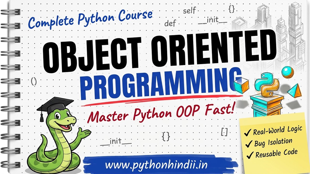 Python OOPs क्या है? 🔥 | Object Oriented Programming in Hindi | Python Hindi