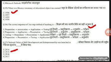 Training Mathodology/POT principle of teaching Important Questions