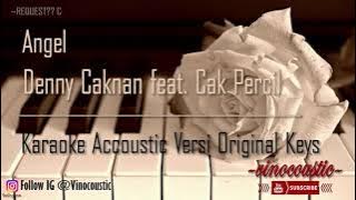 Denny Caknan feat Cak Percil - Angel Karaoke Piano Versi Original Keys