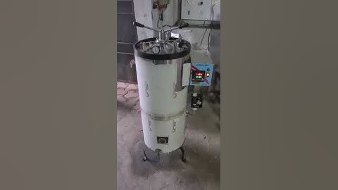 factory test vertical autoclave