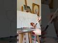 art studio🌞a morning of painting in a few seconds #art #artstudio #oilpainting #artistdiaries