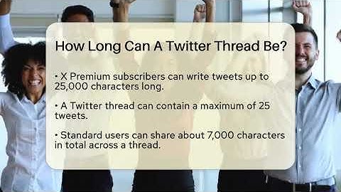 How Long Can A Twitter Thread Be? - Everyday-Networking