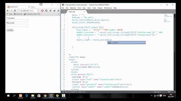 PHP MySQL Login ทำระบบล็อกอินง่ายๆ!!