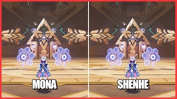 AYAKA, BUT WITH MONA OR SHENHE COMPARISON DAMAGE, IS SHENHE WORTH IT?