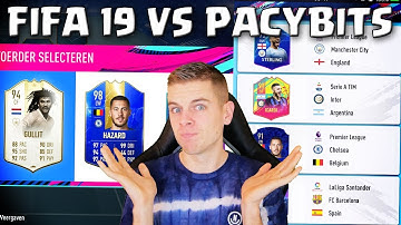 FIFA 19 VS PACYBITS FUT DRAFT!!