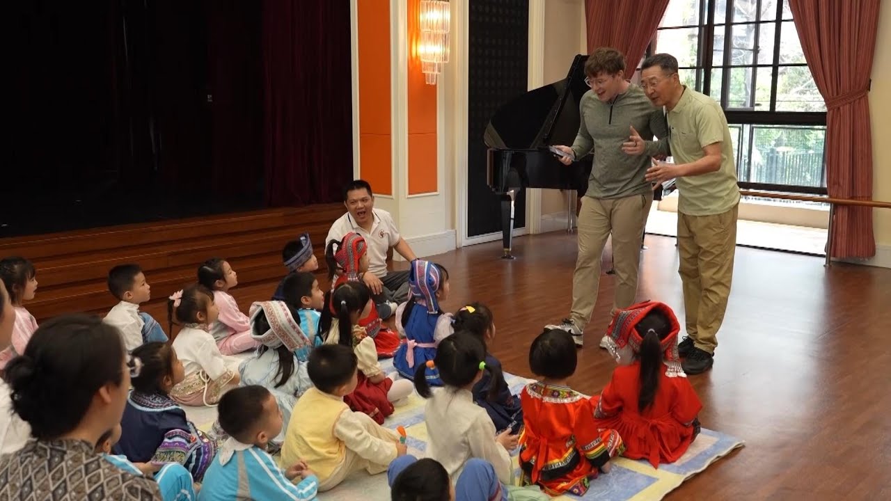 A symphony of cultures at Nanning kindergarten