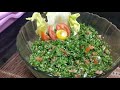 طريقة تحضير سلطة التبولة