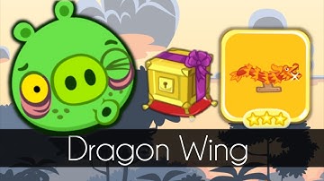 Bad Piggies - 3 STARS DRAGON WING (Hidden Loot Crates)
