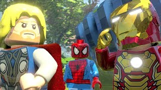 Lego Marvel Super Heroes Walkthrough Part 12 - Thing Vs Rhino