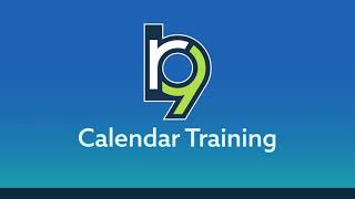 RB9 Calendar Training