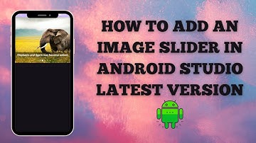 How To Add an Image Slider in Android Studio latest version || Android App Development 📱