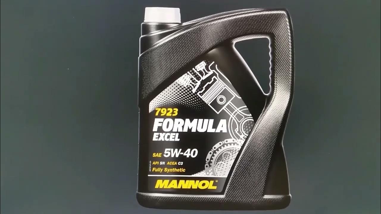 Новое масло в линейки - MANNOL Formula Excel 5W-40 С3 - YouTube