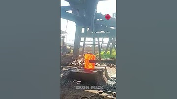 Creating Flanges Using Iron Billet #iron #flange