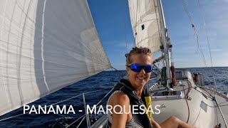 Solo sailing 4000 NM from Panama to Marquesas part 1 - Ep. 188