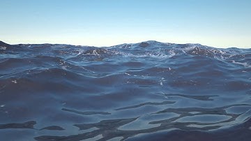 Rendered ocean