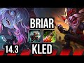 Briar vs kled top  legendary 16510  na grandmaster  143