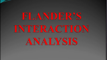 FLANDERS INTERACTION ANALYSIS