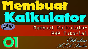 Membuat Kalkulator, 1, Tampilan Kalkulator, PHP Tutorial