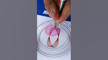 What does this pattern resemble?🤔 Magic Ruler #2024 #shorts #spirograph #short