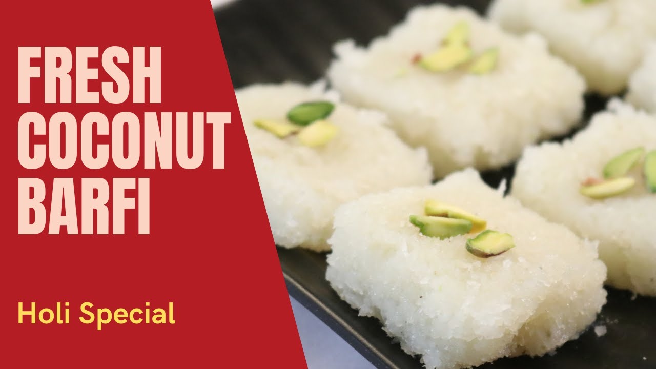 Fresh Coconut Barfi | Nariyal ki Barfi | #shorts | Chilli & Chai By Arti Dara