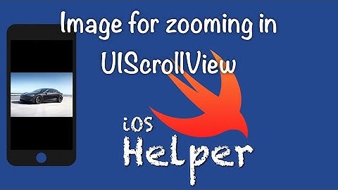 Image for zooming without CocoaPods Swift
