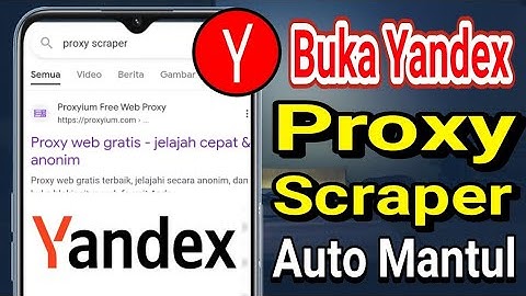 Cara Menggunakan Proxy Scraper Di Google Chrome Android! Semua Situs Langsung Berhasil Ke Buka