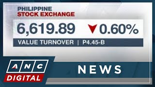 PSEi ends week lower at 6,619 | ANC