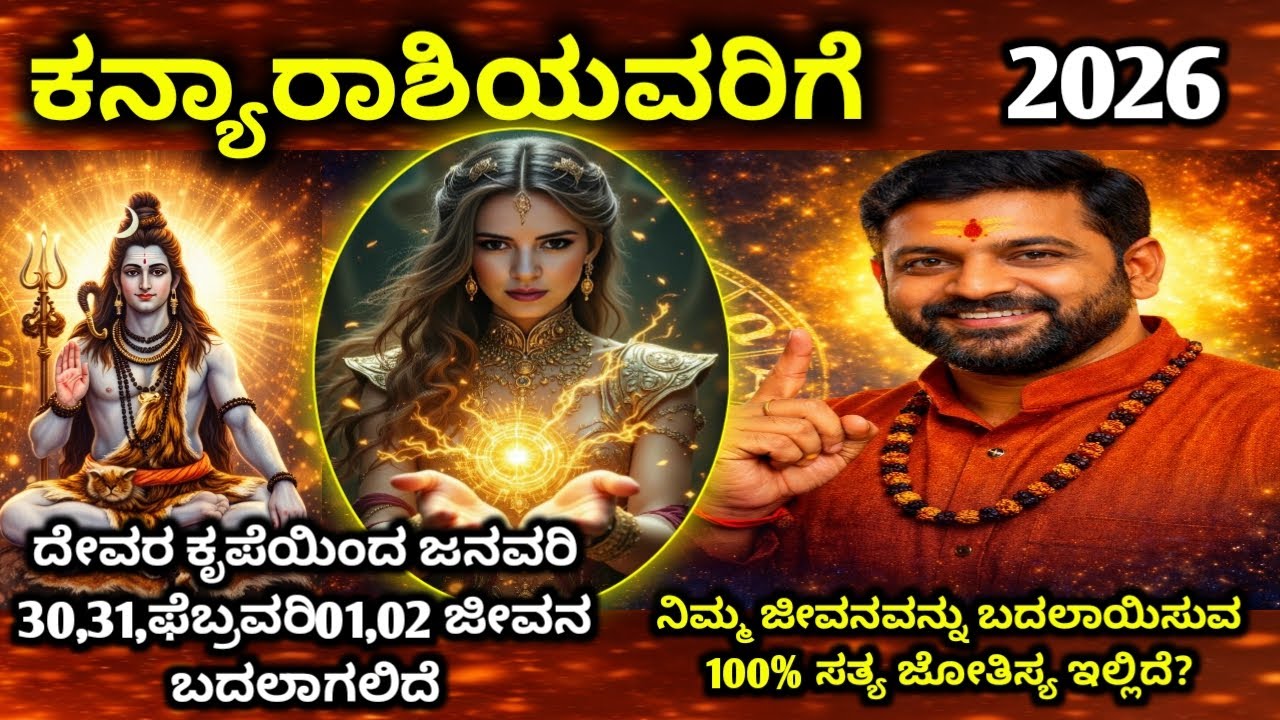 ಕನ್ಯಾ ರಾಶಿ 2026 | ದೇವಿ ದುರ್ಗೆಯ ಮಹಾಕೃಪೆ | ಮುಂದಿನ 24 ಗಂಟೆಗಳಲ್ಲಿ ಜೀವನ ತಿರುವು | kanya rashi 2026