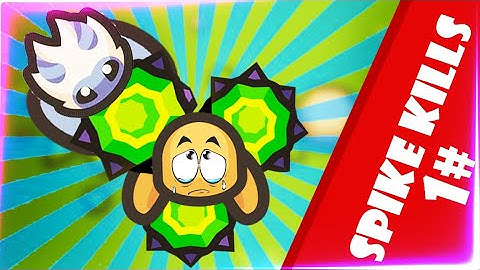 Spike kills in taming io - (Triple spike compilation #1)