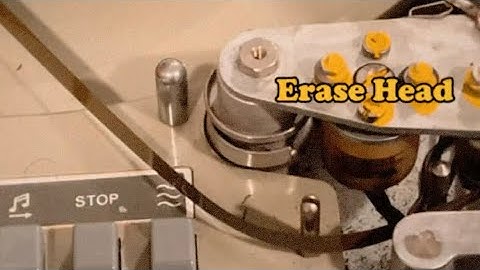 Destructive overdubbing on 2-track tape