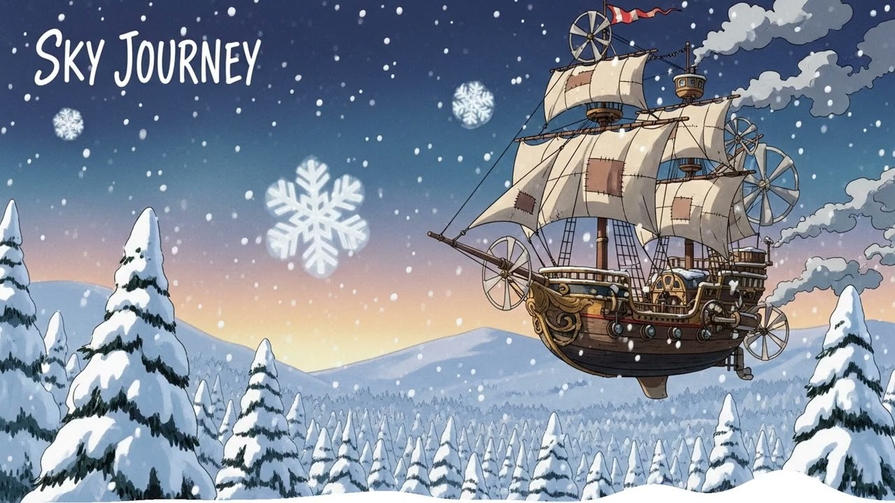 [Playlist] Tea time on a wooden deck in the sky | gentle breeze & white sails ☕🌬️