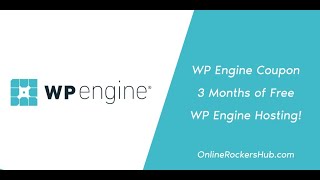 WP Engine Coupon: 3 Months of Free WP Engine Hosting!