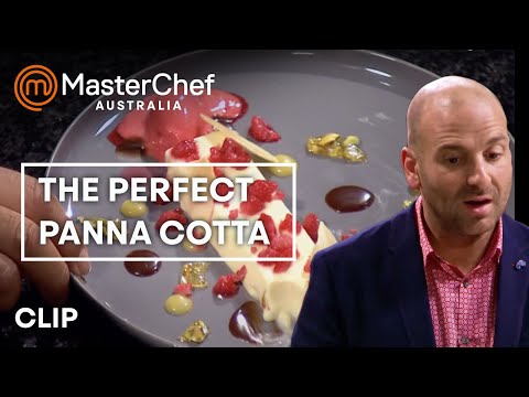 The Perfect White Chocolate Panna Cotta | MasterChef Australia | MasterChef World