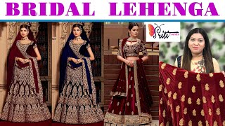 Designer Velvet Bridal Lehanga Choli ll Online Shop ll www.prititrendz.com Designer Velvet Bridal Lehanga Choli ll Online Shop ll www.prititrendz.com